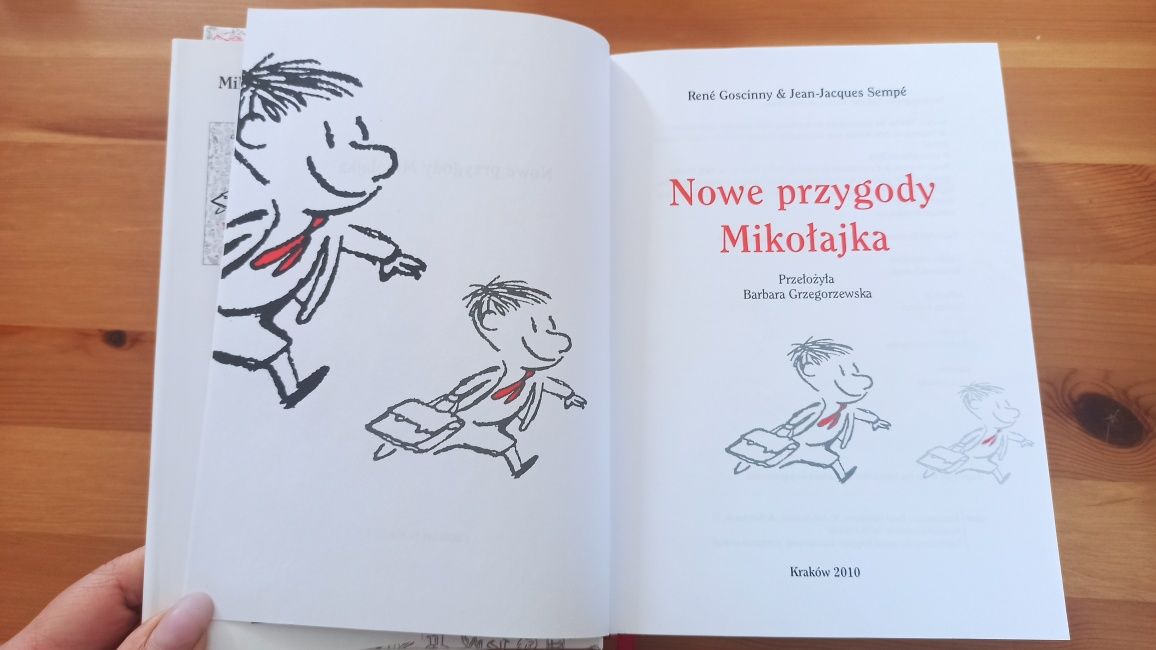 Książka Nowe przygody Mikołajka Goscinny Sempè lektura wyd. Znak