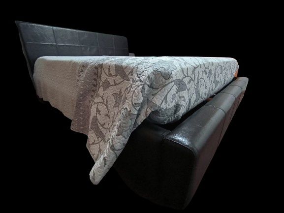 Cama de casal com estrado e colchão