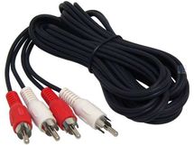 Аудио шнур кабель jack-jack, jack-2RCA, 2RCA-2RCA 1.5, 3, 5, 10м