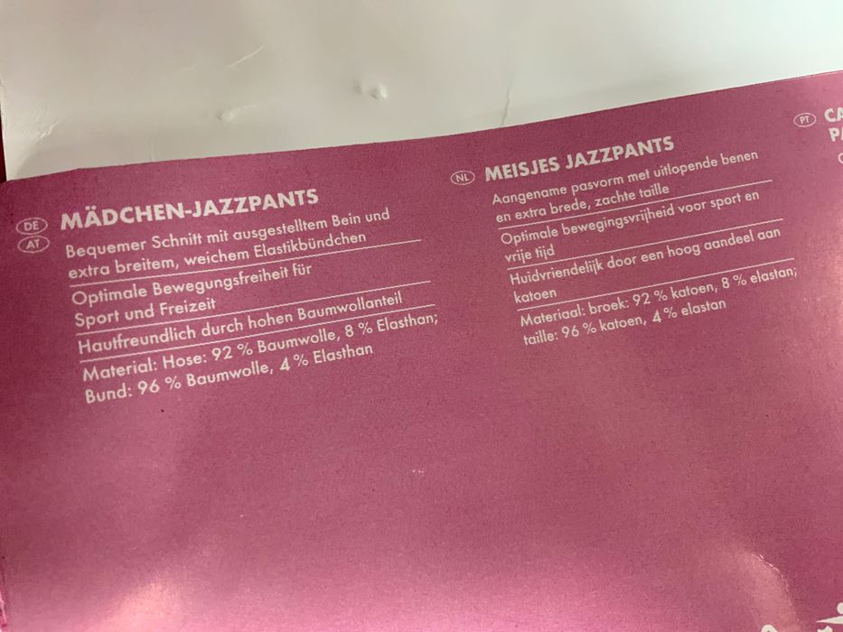 Spodnie dziewczęce dzwony bawełna niebieskie i różowe