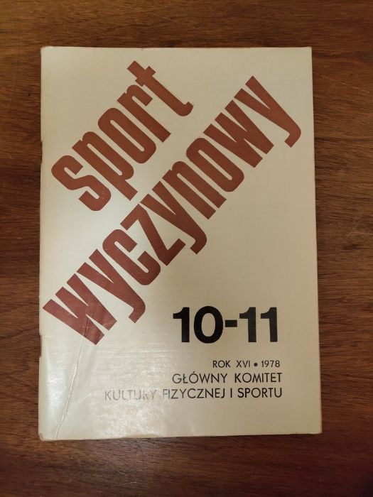 Sport wyczynowy czasopismo PRL 1978