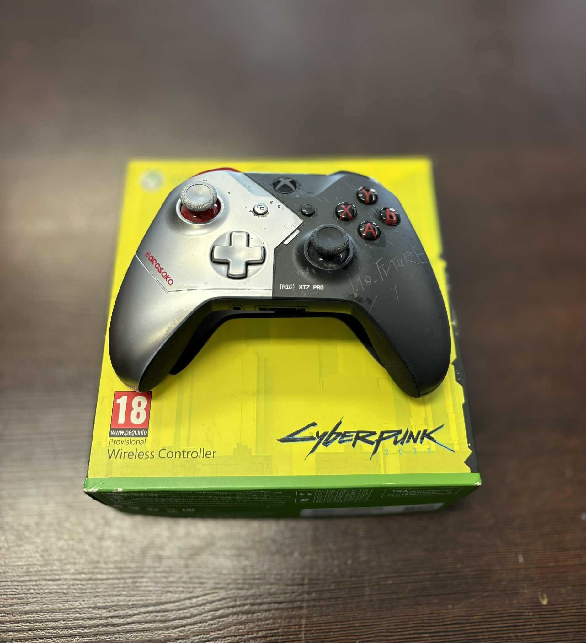 Pad Microsoft Xbox One S X Controller Cyberpunk 2077 WL3-00142
