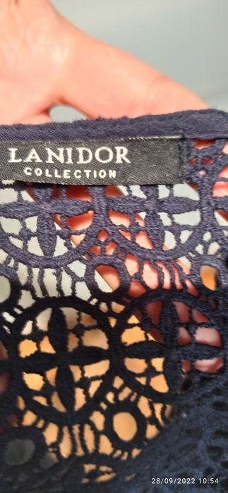 Macacão Lanidor novo Azul escuro c/ renda