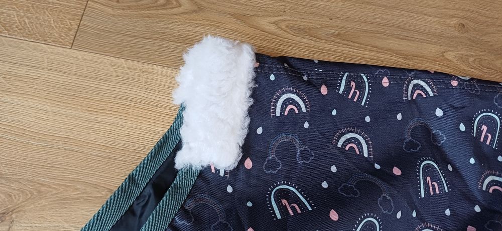 NOWA Przepiękna derka padokowa przeciwdeszczowa dla kucyka, 115