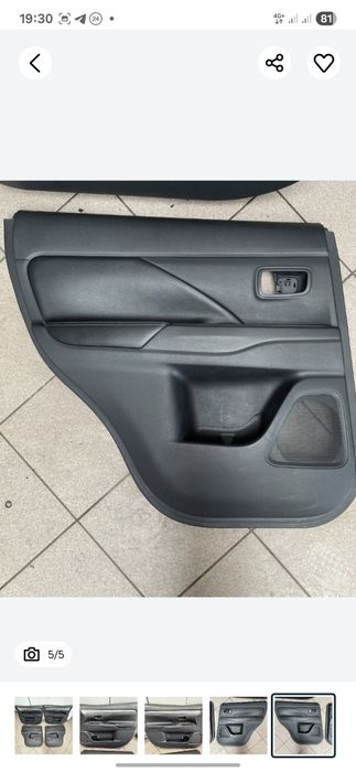 Mitsubishi Outlander 14- 21 Дверная карта/Обшивка двери