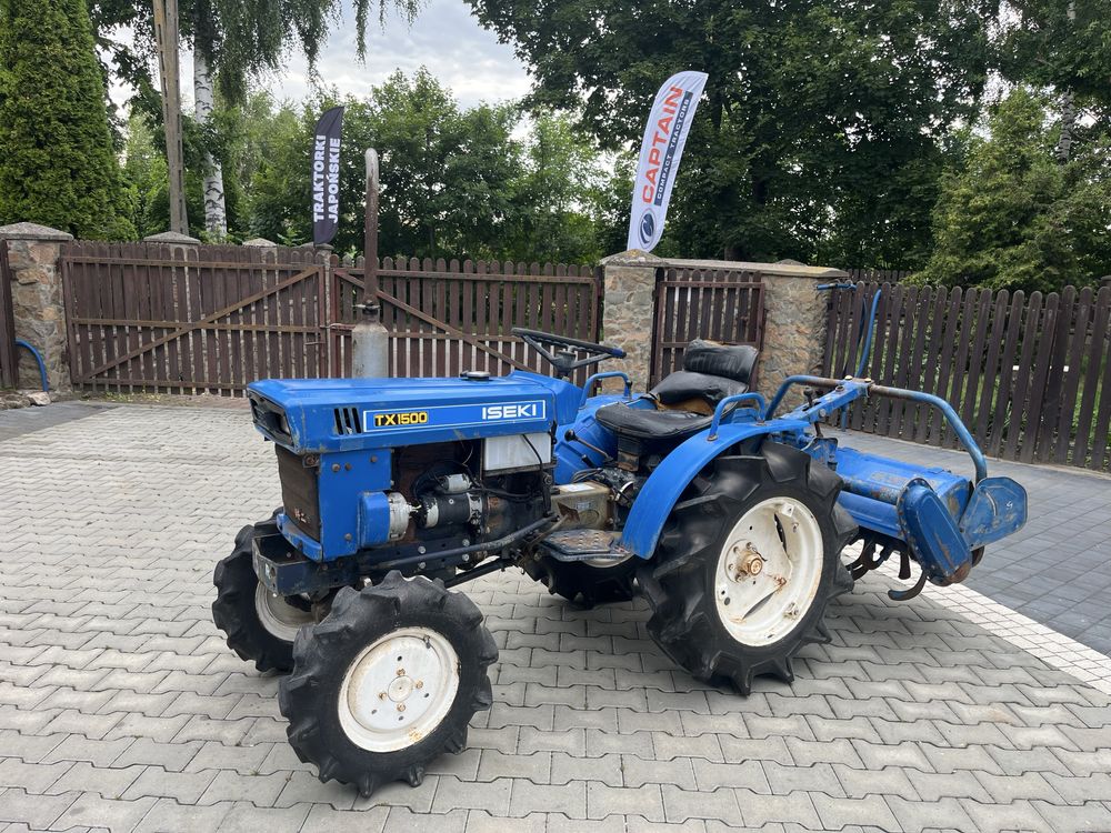 Traktorek iseki tx1500 4x4 glebogryzarka silnik mitsubishi