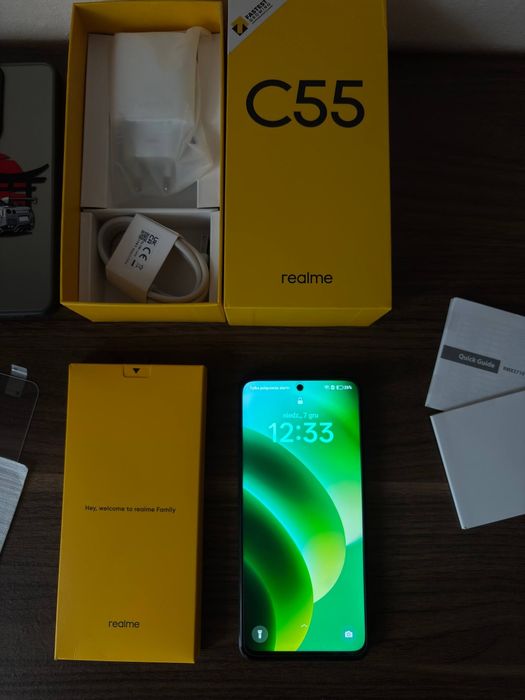 Realme C55 +etui+szkło