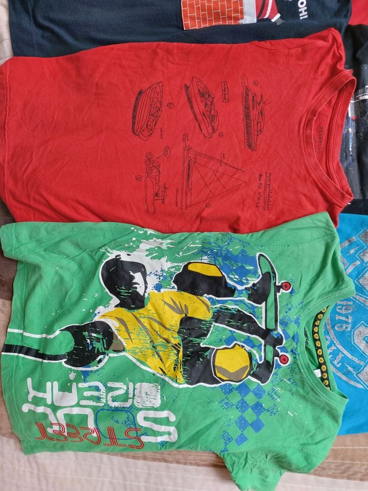 Koszulka t'shirt rozm. 134 Reserved Cool Club Acdc mikołaj