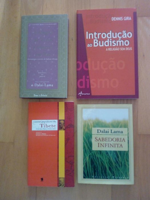 Livros sobre budismo e tibete