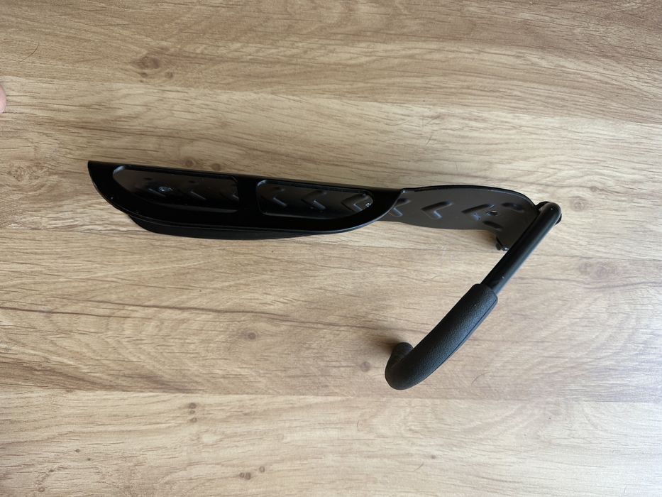 Wieszak ścienny na rower 25 kg czarny