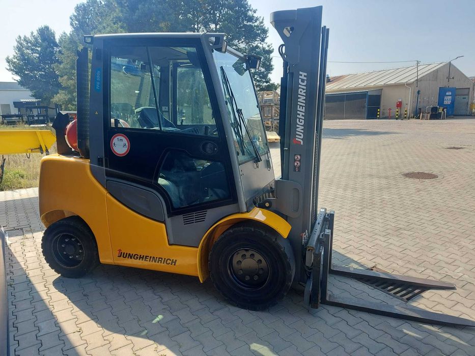 Wózek widłowy JUNGHEINRICH TFG S50s, 5000kg, WOLNY SKOK, Sztaplarka