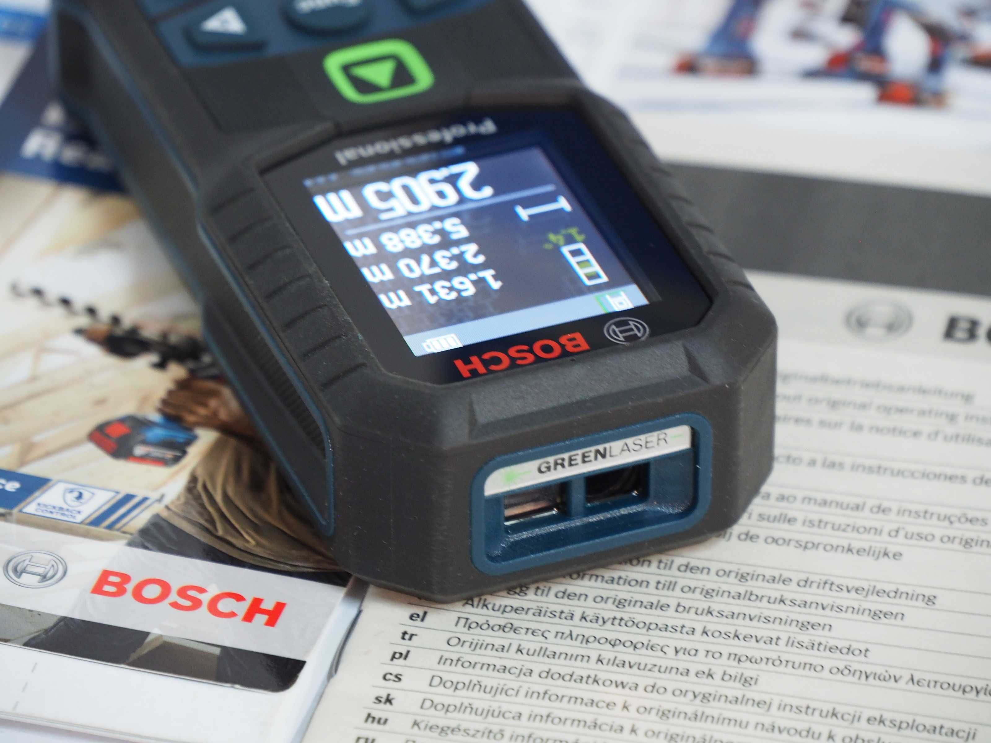 BOSCH GLM 50-27CG dalmierz odporny zielony promień Bluetooth wurth