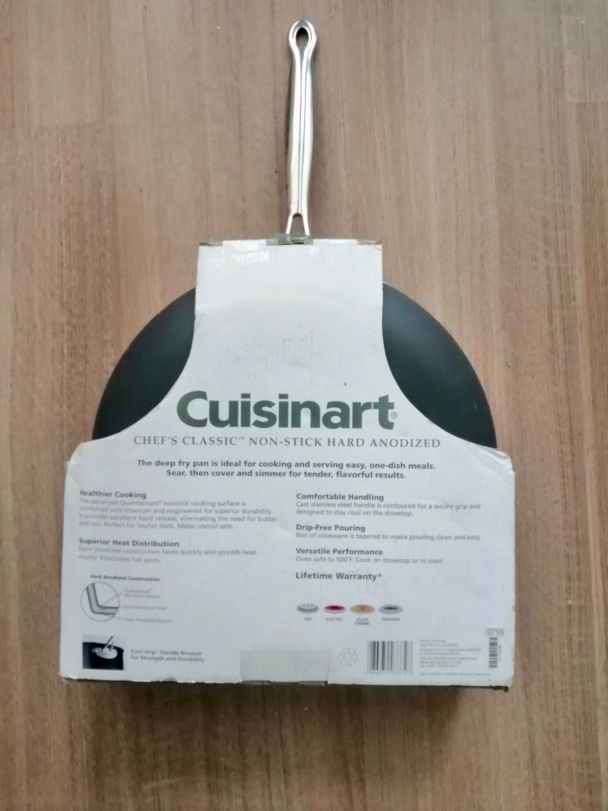 Сковорідка з кришкою нова, велика Cuisinart USA