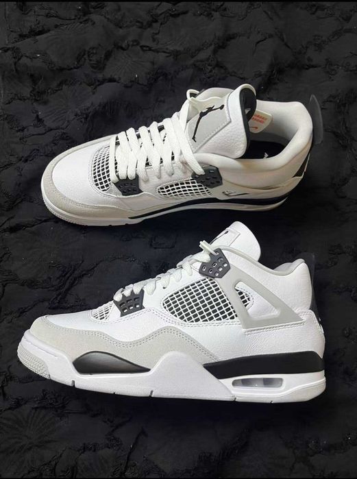 Buty Trampk Jordan 4 Retro military black R.38