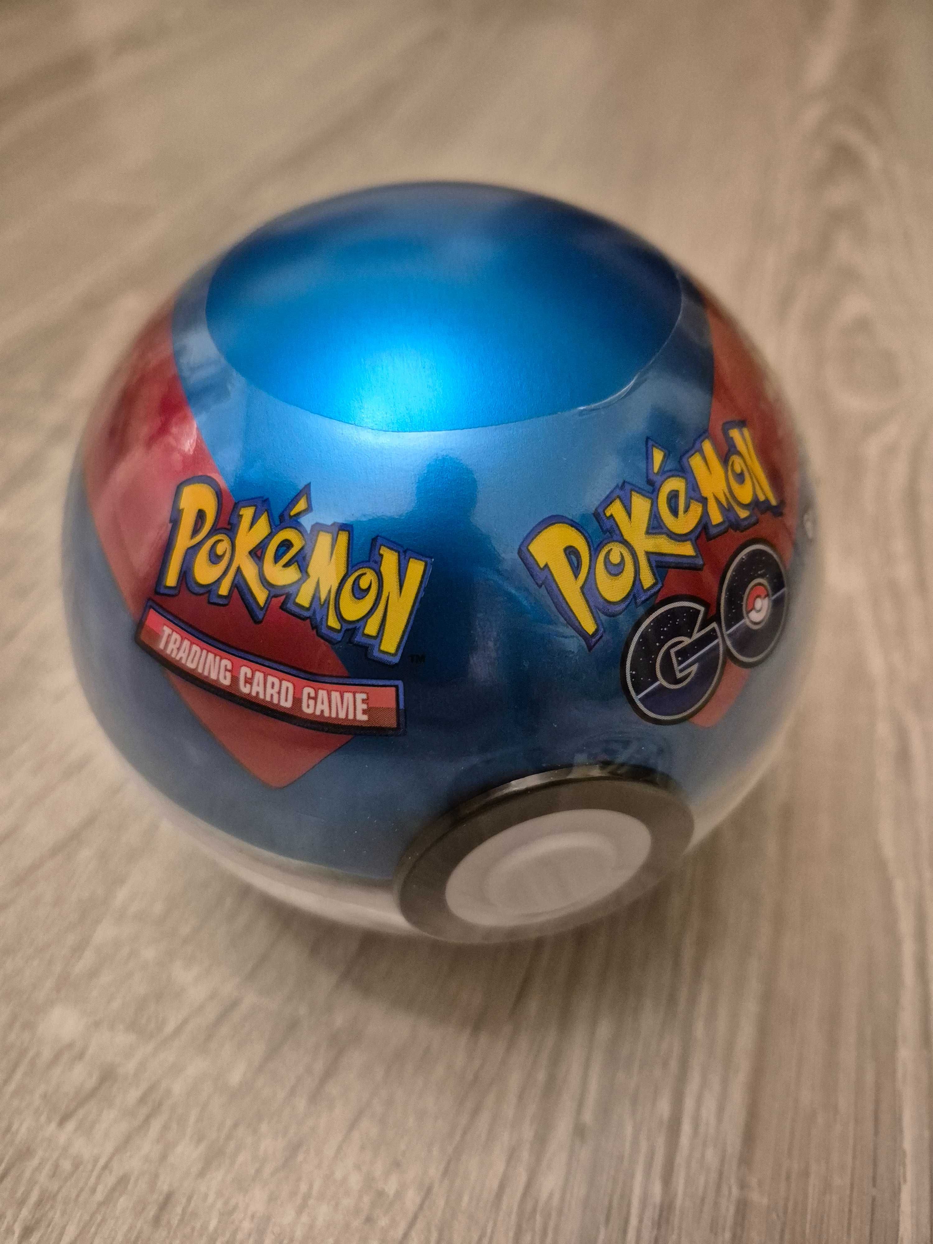 Metalowa kula POKEMON TCG - GO Pokeball TIN - zestaw / niebieska/ NOWY