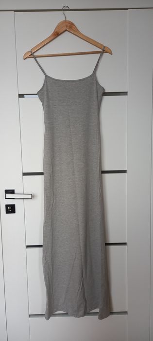 Długa sukienka na ramiączkach H&M