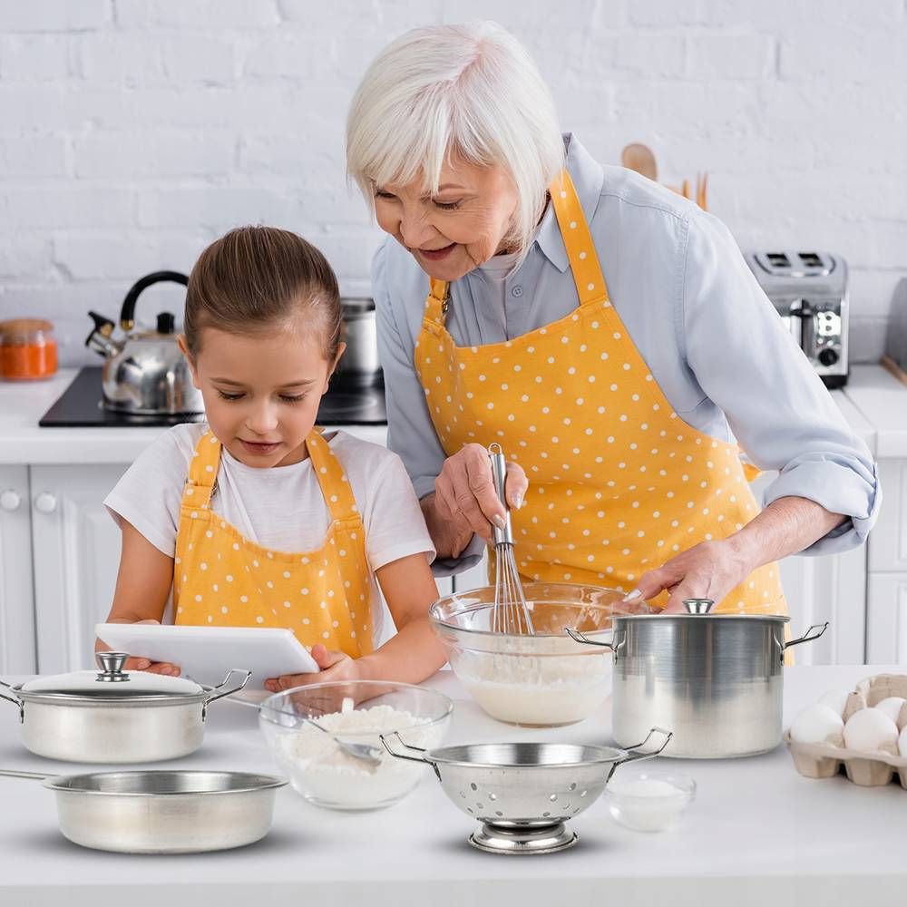 Garnki Metalowe Do Zabawy Stojak Masterchef Junior