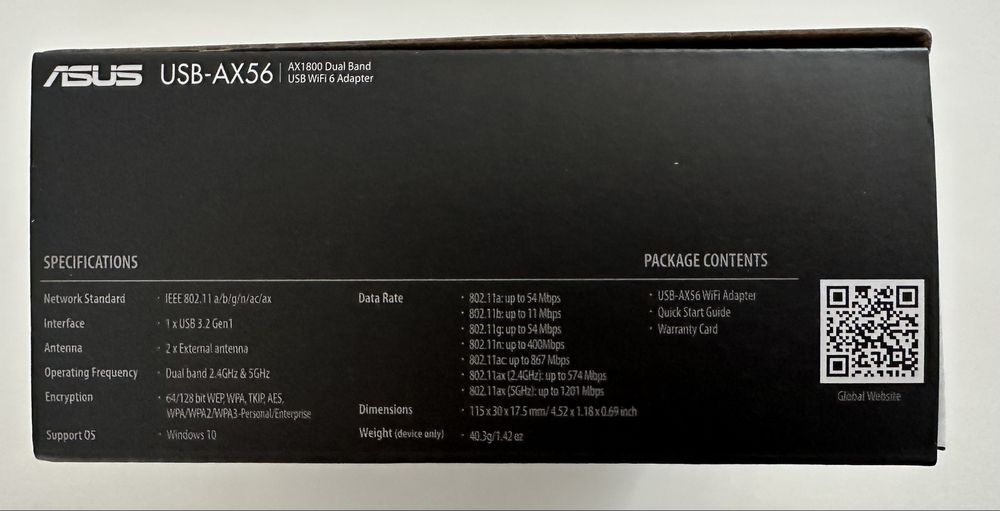 USB-адаптер мережі WiFi Asus USB-AX56