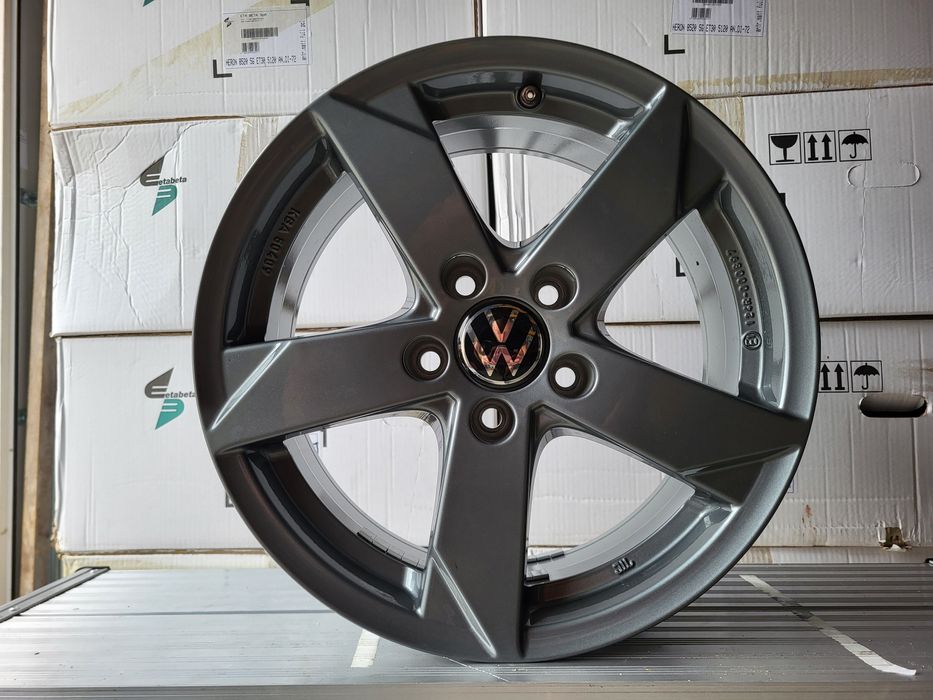 [1246] Felgi aluminiowe 16 cali VW 5x112 et35 7Jx16H2 Sharan Touran