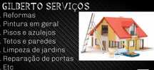 Serviços de limpeza e reformas