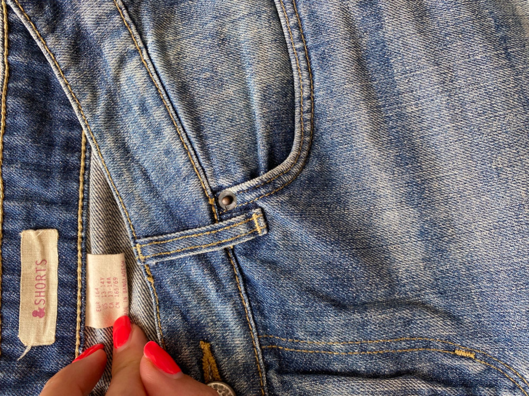 Szorty dżinsowe H&M rozmiar 164 dla dziewczyny stan idealny