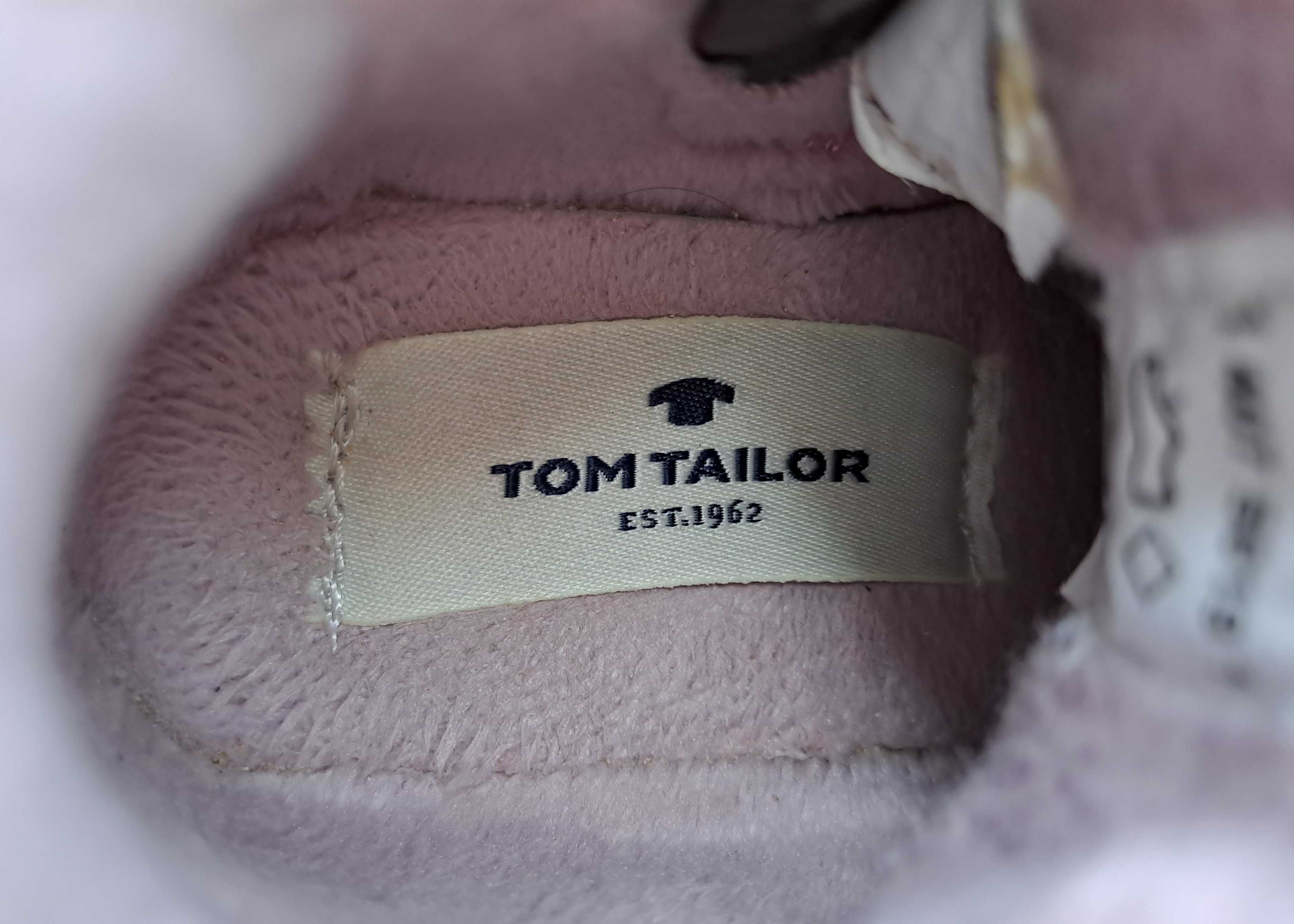 Buty buciki półsezonowe wiosenne dziewczęce Tom Tailor, rozmiar 21