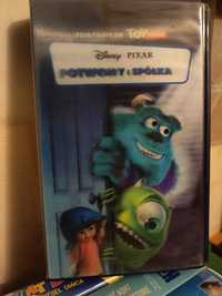 Kaseta VHS - Potwory i spółka Disney 97 min film animowany