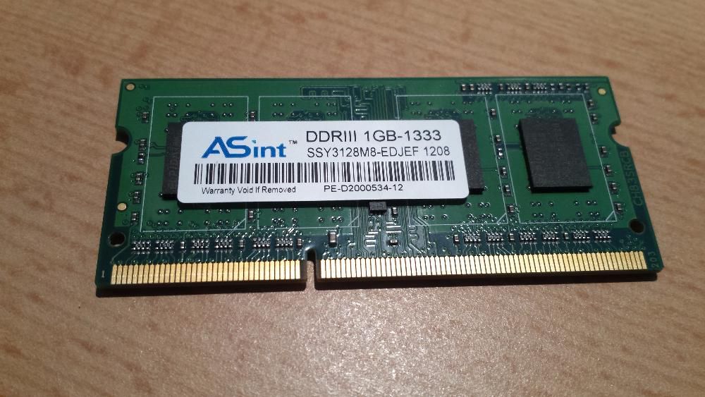 Memória ASINT DDRIII 1GB-1333