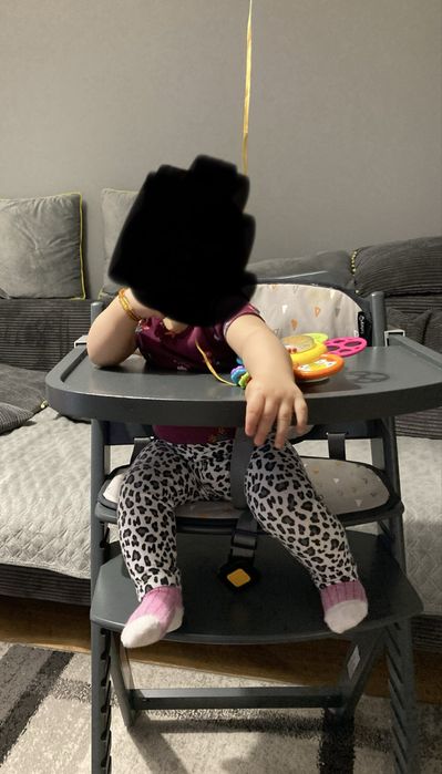 Timba safety 1st Drewniane krzesełko do karmienia