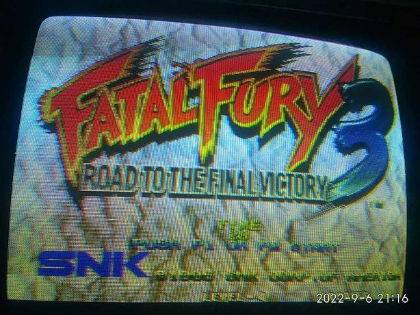 FATAL FURY 3 R.O.T.F.V / Neo Geo MVS / UNIKAT / Arcade Pinball Fliper