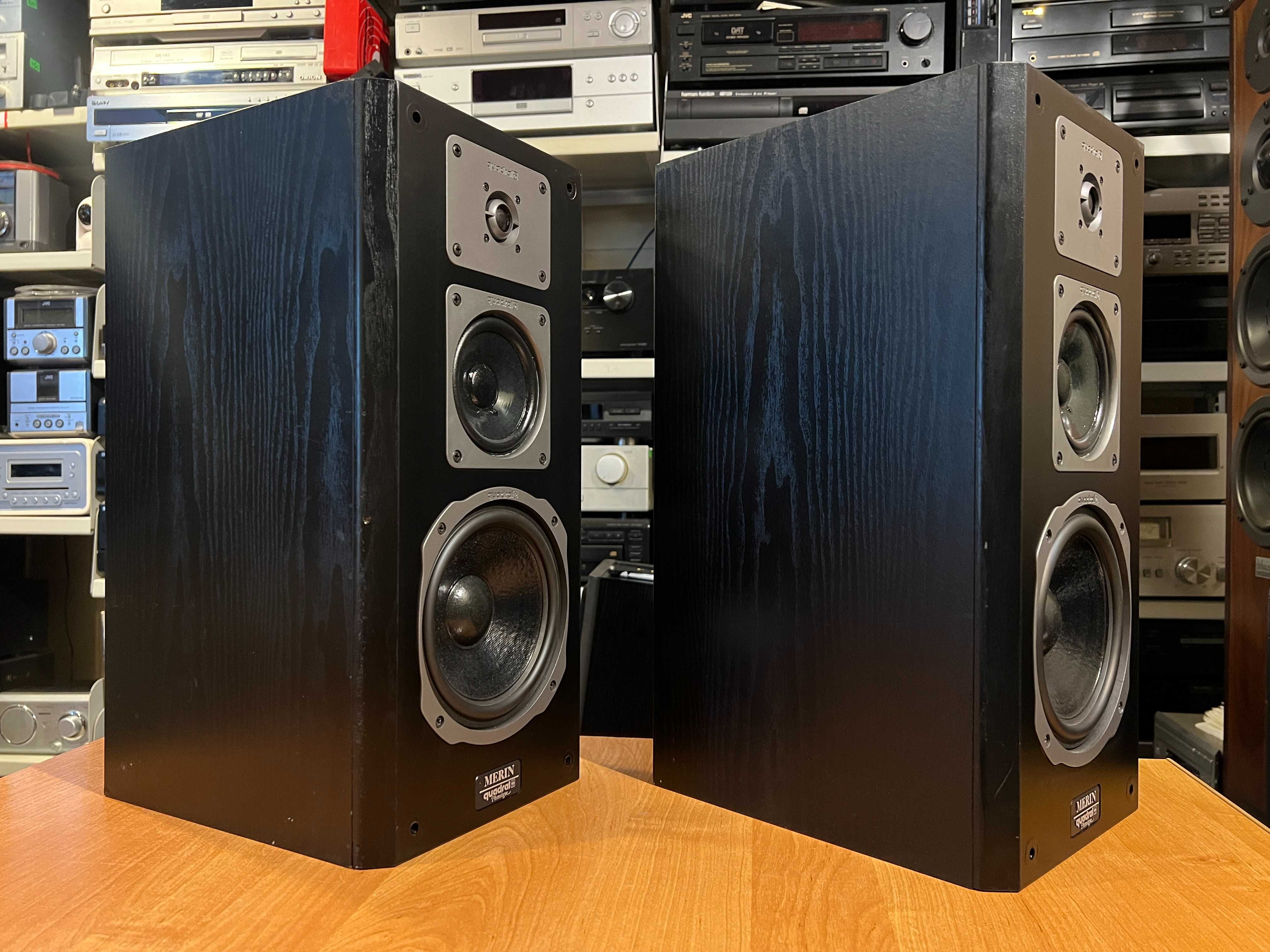 Kolumny podstawkowe Quadral Merin monitory, Audio Room