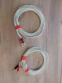 Duńskie przewody głośnikowe kable 6,25m x 2 argonaudio 5302 płaskie