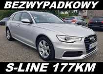 Audi A6 177KM Automat S*LINE Bezwypadkowy GWARANCJA Navi Kamera Memory Hak Alu