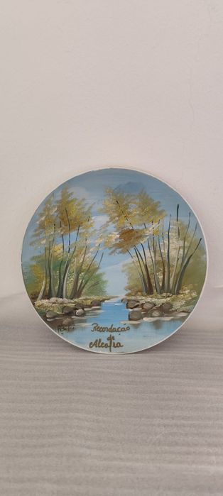 Par de pratos decorativos
