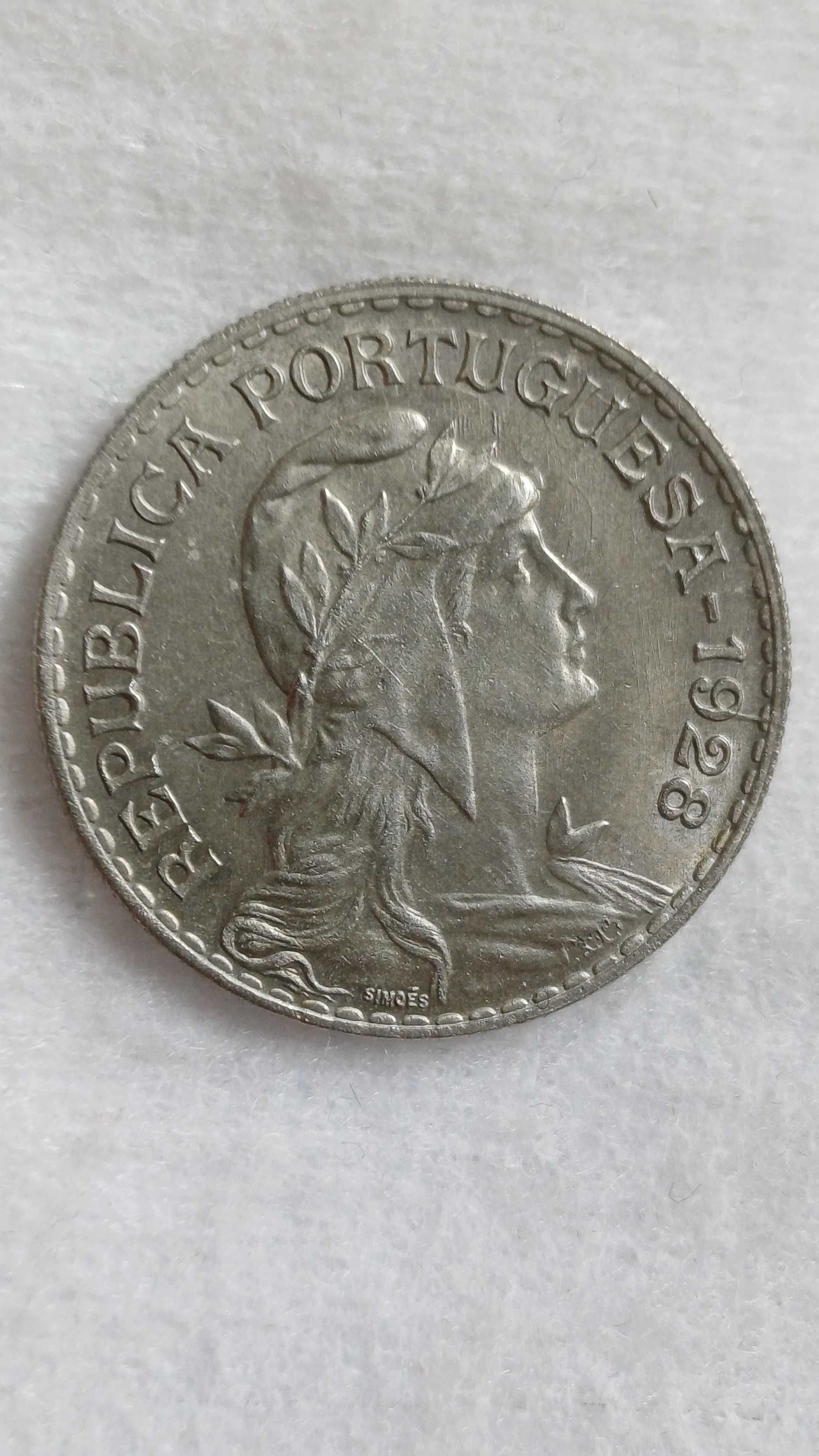 Moeda de 1 escudo 1928 soberba