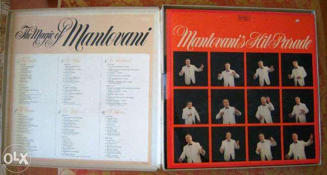 Mantovani, caixa com 8 discos vinil