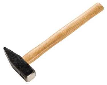 MŁOTEK ŚLUSARSKI STALOWY 800 g, Trzonek Drewniany 35 cm. SOLIDNY