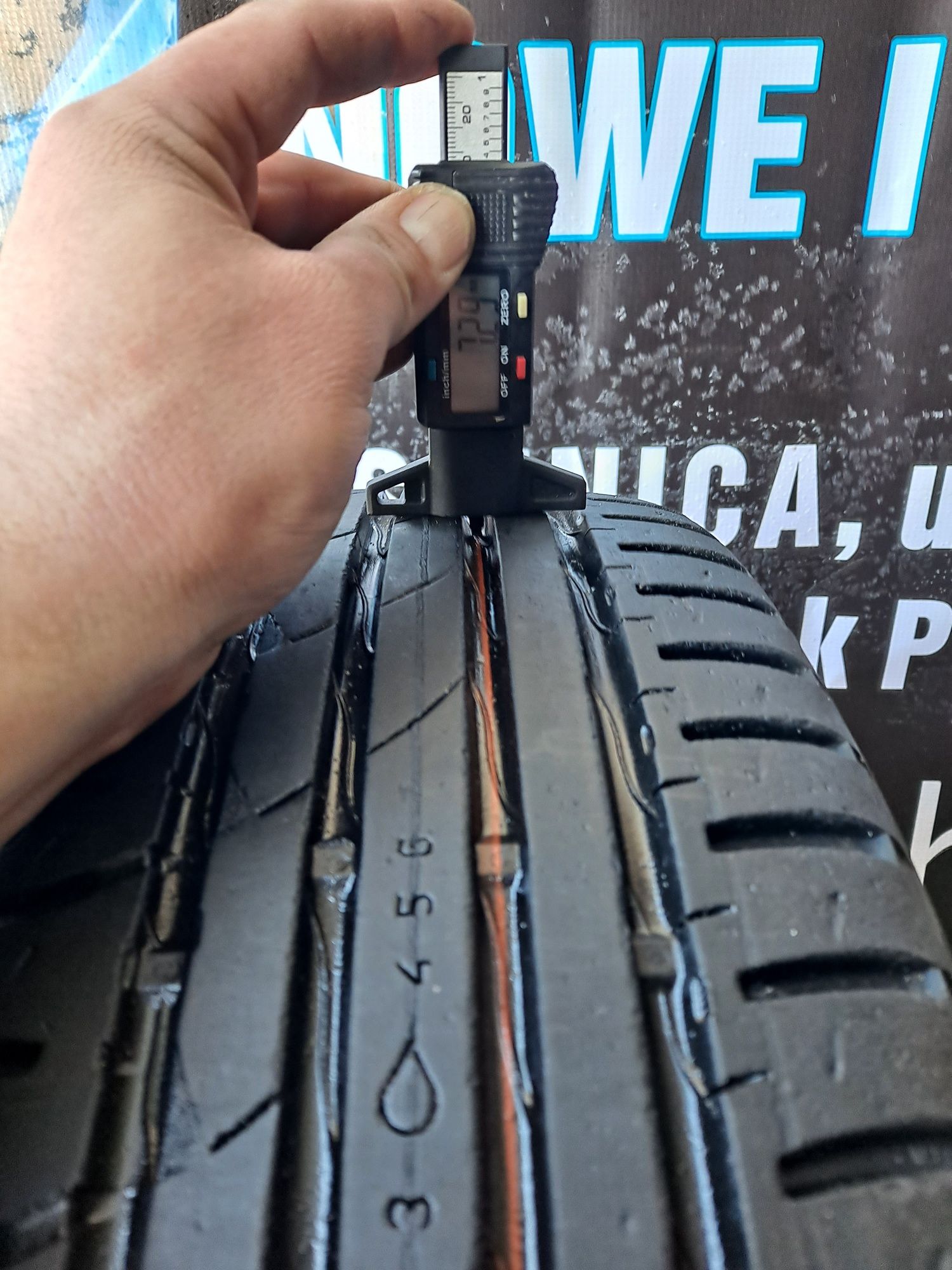 195/55/15 Opony letnie Nokian Para 7.3mm!!