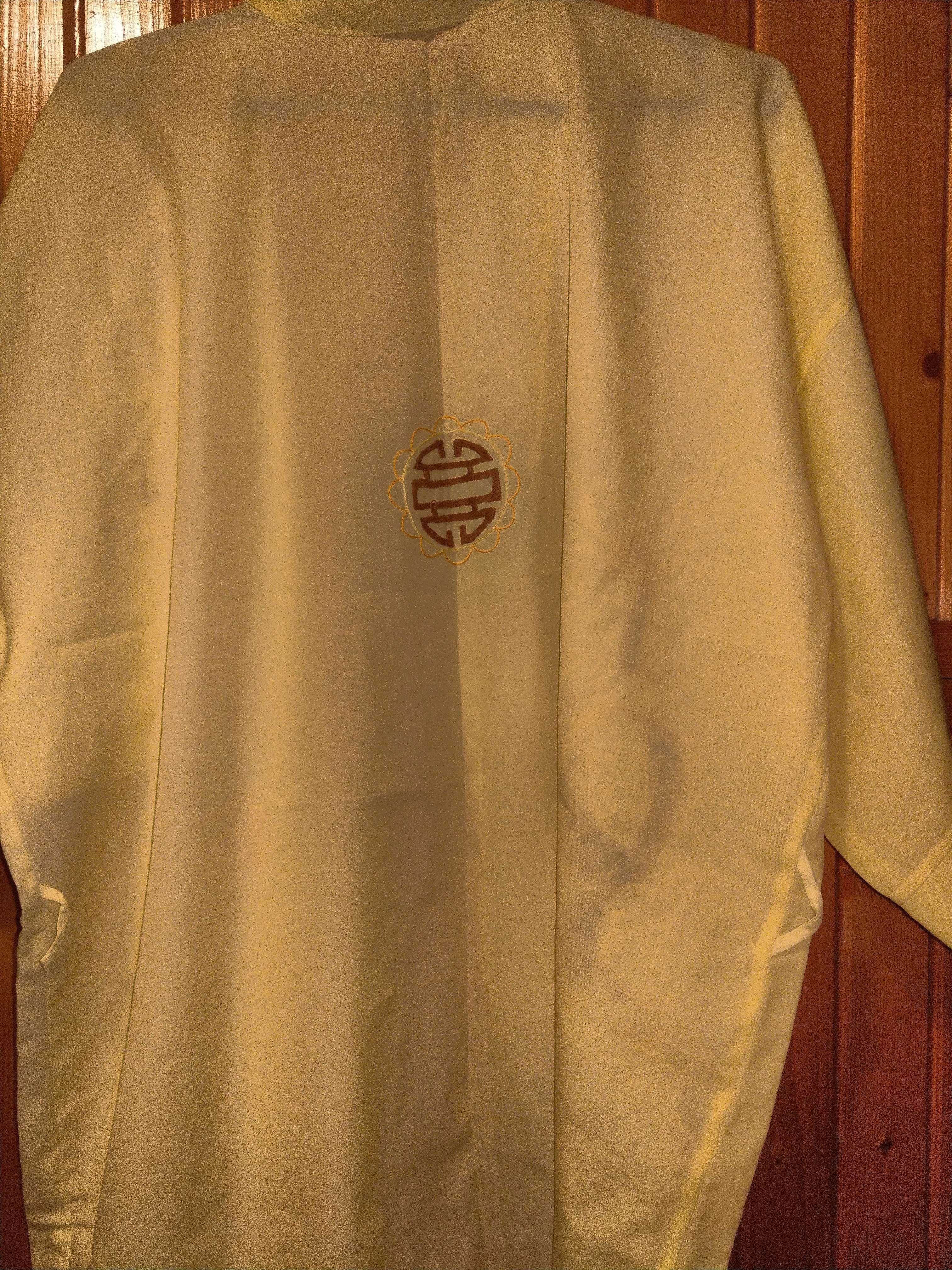 Żółte kimono narzuta sukienka nowy M L XL XXL XXXL ma 50 lat wysyłka