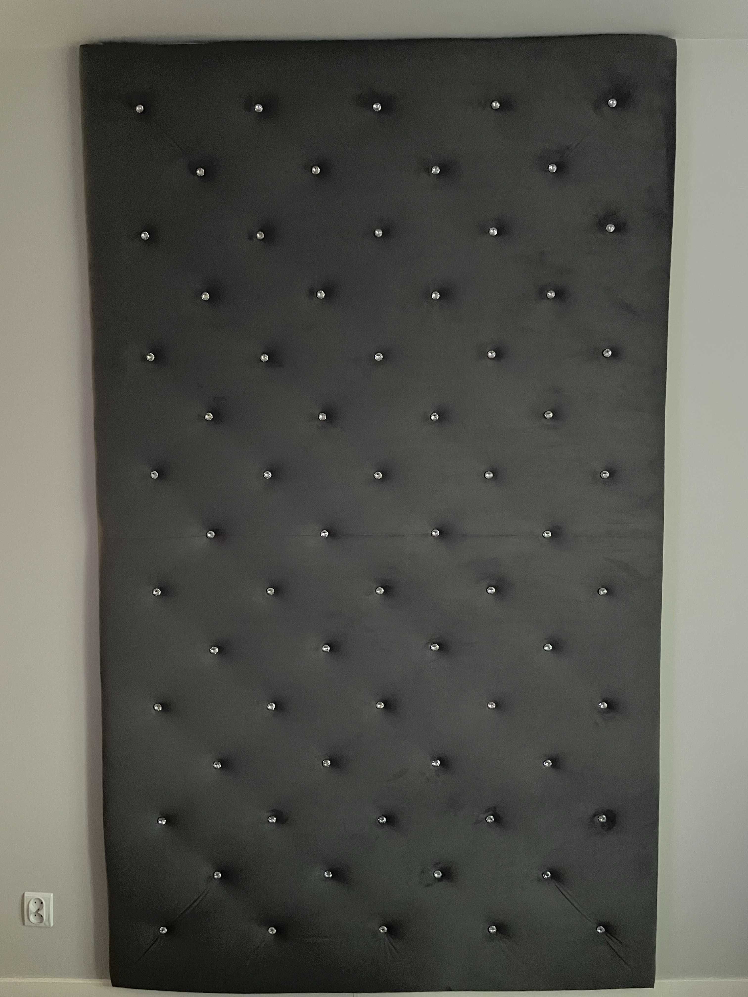 Wezgłowie tapicerowane do łóżka ZAGŁÓWEK pikowany, panel 250cm x 150cm