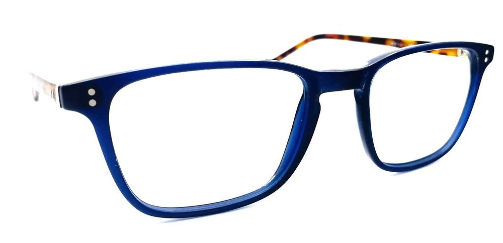 Hackett Bespoke Blue Glasses Lockhole Square Frame Mod: HEB  48* 145