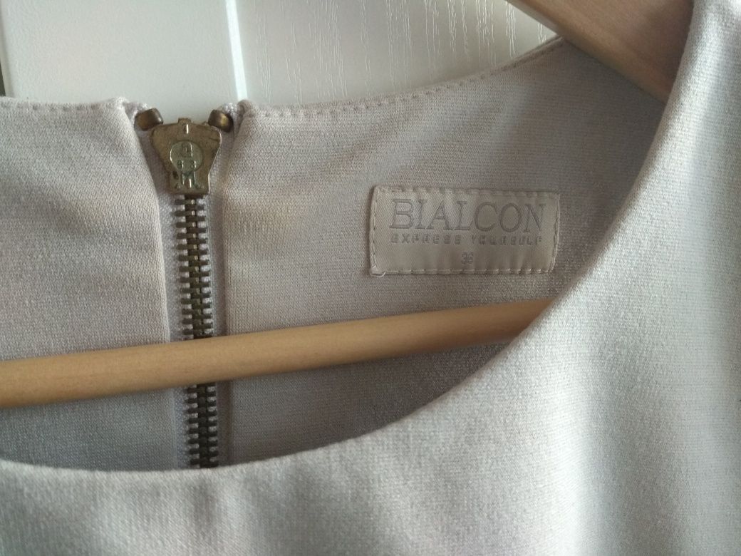 BIALCON polska sukienka orginalny wzór r.36