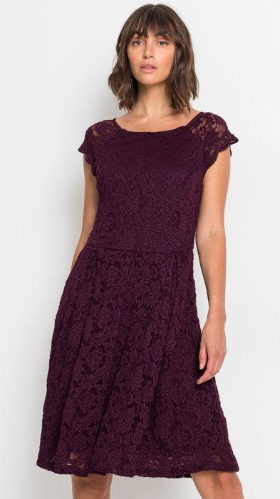 Wyprzedaż 2 sukienka 40 42 koronkowa 44 wesele komunia mama młodego mł