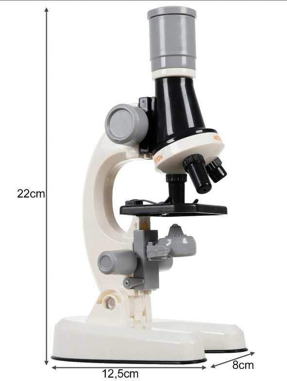 Mikroskop edukacyjny Kruzzel 1200x z akcesoriami