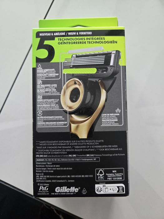 Maszynka Gillette Labs Champion Gold +5 wkładów