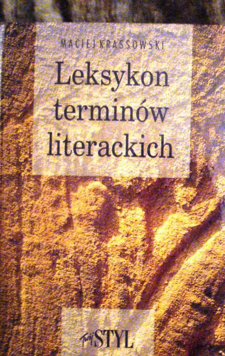 Leksykon Terminów Literackich Maciej Krassowski