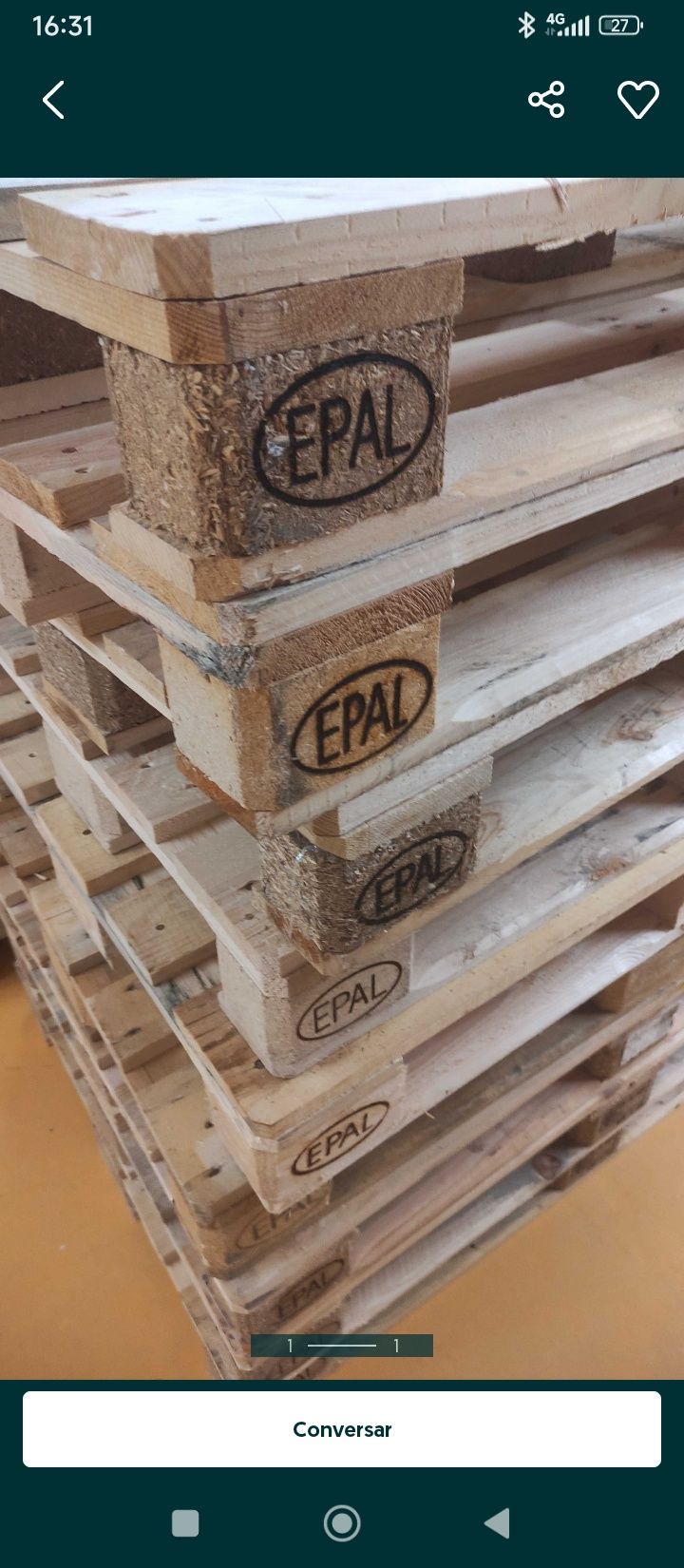 Paletes  de todos os tipos