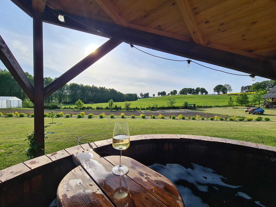 Spokoje - Domki nad jeziorem, plaża, balia