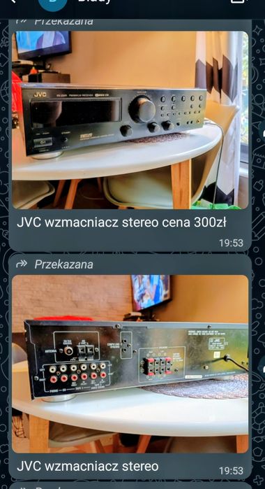 JVC wzmacniacz stereo cena 300