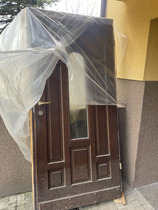 Drewniane drzwi zewnetrzne